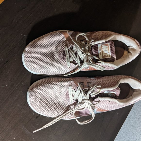 7.5 | Nike | Rose Gold Flex Running Shoes - Picture 2 of 4